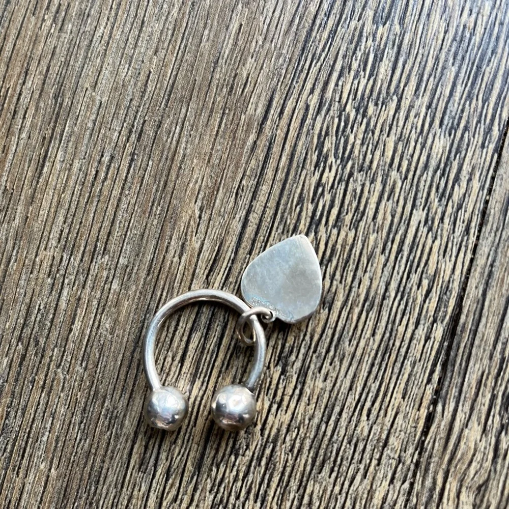 Sterling Silver Tiffany keychain with heart❤️‼️ - Picture 12 of 13